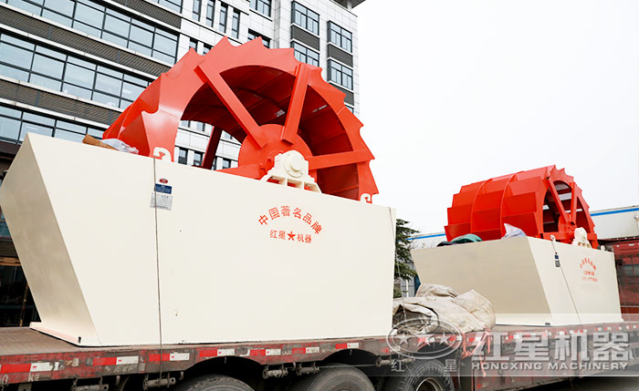 三輪洗砂機(jī)發(fā)貨現(xiàn)場(chǎng) 三輪洗砂機(jī)發(fā)貨現(xiàn)場(chǎng)