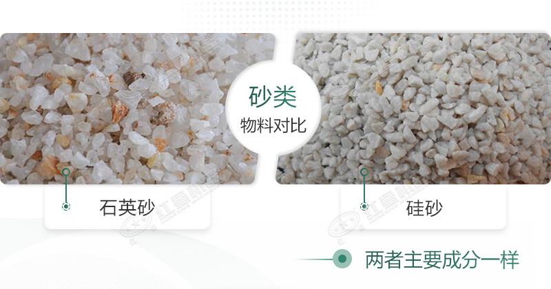 石英砂與硅砂物料對(duì)比圖 石英砂與硅砂物料對(duì)比圖