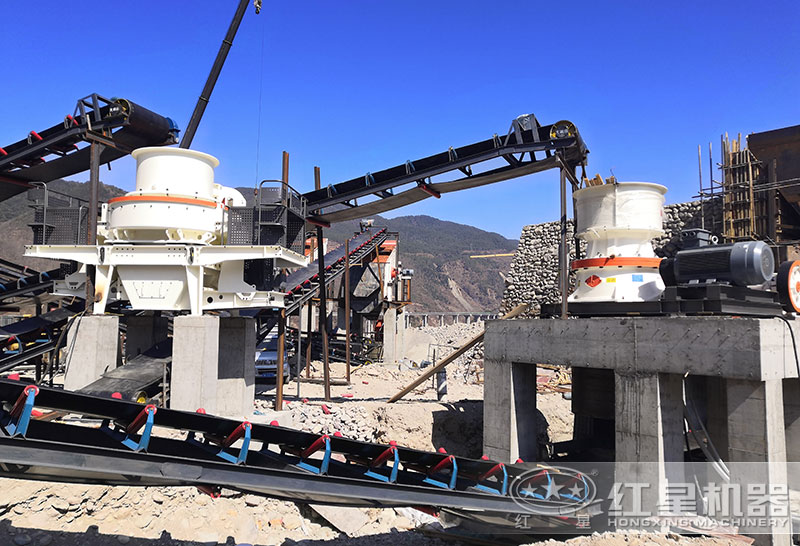 單缸圓錐破適合破碎硬料，HVI制砂機節(jié)能