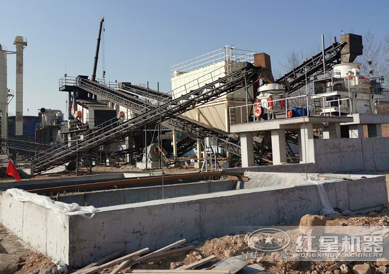 鄂破+500圓錐破+沖擊式制砂機(jī) 鄂破+500圓錐破+沖擊式制砂機(jī)