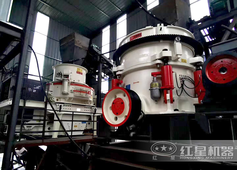 1200圓錐機(jī)搭配制砂機(jī)、鄂破配置生產(chǎn)線