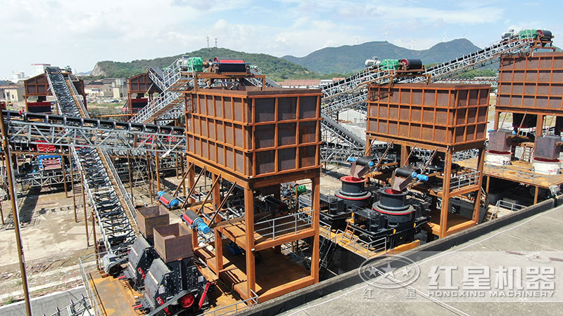 石塊破碎設備配置的大型制砂生產線 石塊破碎設備配置的大型制砂生產線